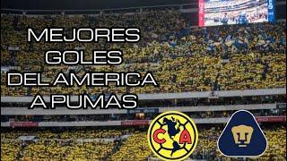 ¡TOP 10 Mejores Goles Del America a  Pumas!