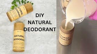 DIY Natural Deodorant Making (ALUMINUM FREE & ZERO BAKING SODA) #natural #skincare #diy