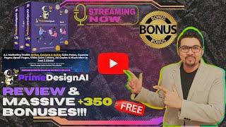 PrimeDesignAI ReviewA.I. Marketing Toolkit That Does Everything For YouGet FREE +350 Bonuses