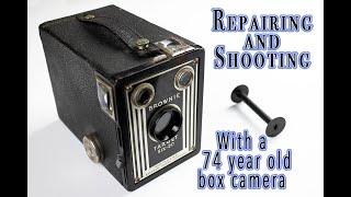 Aly's Vintage Camera Cabinet: The Kodak Brownie Target Six-20 Box Camera