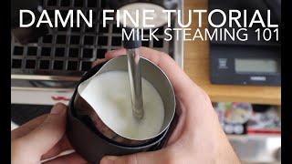 DAMN FINE TUTORIAL - Milk Steaming 101