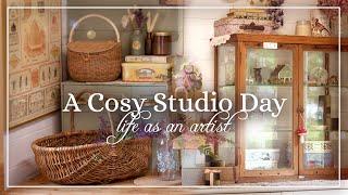 Artists Studio Tour | Rural Cottage Life | A Cosy Day in the Life | Irish Countryside Walk