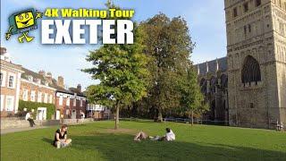 Exeter - Devon UK - 4K Walking Tour - September 2023