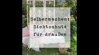 DIY: Charmanter Sichtschutz für Garten und Balkon: Upcycling-Projekte mit Spaß