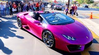 Picking up My Daughter From Elementary School In A Lamborghini | Familia Diamond