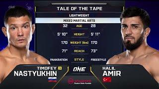 Timofey Nastyukhin vs. Halil Amir | ONE Championship Full Fight