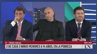 8.500.000 de indigentes en la Argentina; el pase entre Esteban Trebucq y Eduardo Feinmann