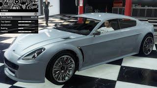 GTA 5 - OG Vehicle Customization - Dewbauchee Exemplar (Aston Martin Rapide)