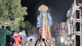 Hyderabad Biggest Durga Mata immersion || biggest Durga mata idol in Hyderabad 2023||