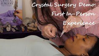 Crystal Healing with Vivien Schapera: Angie's First Crystal Surgery In-Person Experience