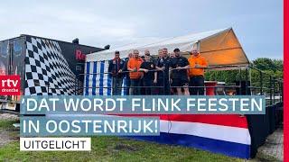 Vrienden bouwen vrachtwagentrailer om tot één groot Formule 1-feestpaleis! | RTV Drenthe