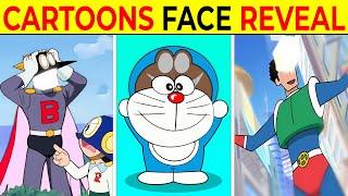 FACE REVEAL of Popular Cartoon Characters.