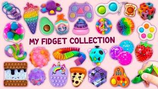 Testing My Fidgets - 60 Pieces of FIDGETS - My Fidget Collection