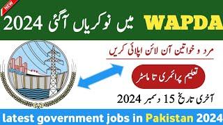 Latest WAPDA Govt Jobs 2024 – Latest Government Jobs in Pakistan – Jobs in Pakistan today 2024