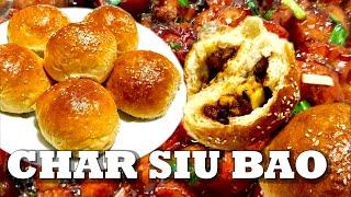 Chinese BBQ pork buns Baked Recipe | Dim Sum Bao Recipe 