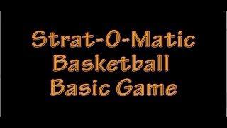 Strat-O-Matic Basketball Basic Rules and Gameplay