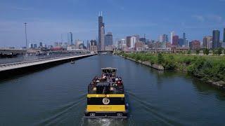 Avoid traffic with Chicago's water taxi (beautiful views too!)