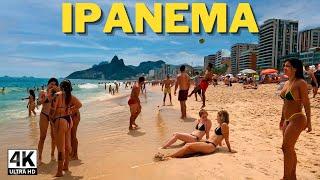  IPANEMA BEACH SUMMER IN RIO 2023 4K ⁶⁰ | BRAZIL, RIO 40 DEGREES