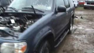 Checking out cars at the junkyard and flooding