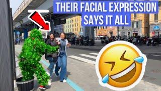 I welcomed them to Italy/ Bushman prank best reaction 2023#funny #fun #prank #italia #comedy