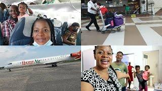 We are traveling back to ABUJA #family trip #vlogmas  day5