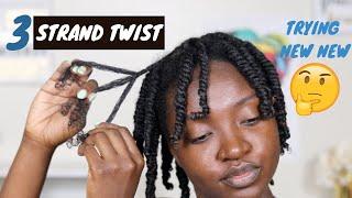 3 Strand Twist Out | Trying The NEW As I Am