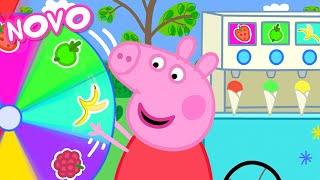 Peppa Pig Português Brasil | Gire a roda! Raspadinha de Gelo Surpresa | NOVO Contos da Peppa Pig