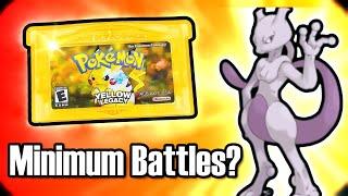 Can Mewtwo beat Pokemon Yellow Legacy on Minimum Battles?