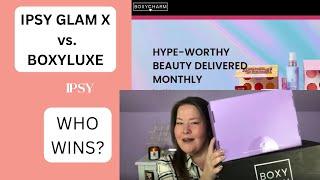 Ipsy Glam Bag X vs. Boxycharm Luxe - Boxyluxe