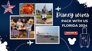 Pack With Us | Trip Info | Walt Disney World | September 2024 ️