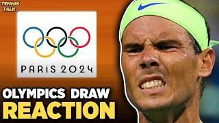 Djokovic vs Nadal R2 | Swiatek, Ostapenko Collide | Olympics 2024 Draw Reaction