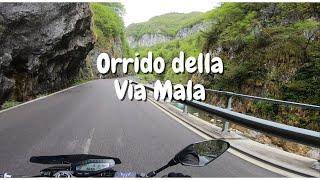 Orrido della Via Mala in moto