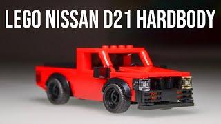 LEGO Nissan D21 Hardbody Drift Truck Build Tutorial