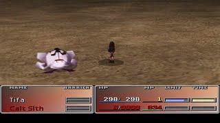 Final Fantasy VII - Lvl 6 Tifa vs Ruby Weapon