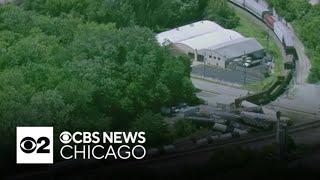 Officials provide update on train derailment in Matteson, Illinois