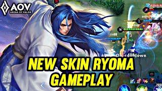 AOV : NEW SKIN RYOMA GAMEPLAY - ARENA OF VALOR LIÊNQUÂNMOBILE ROV