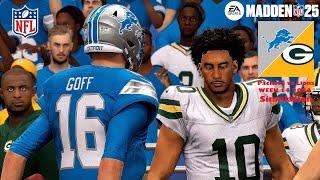 Madden 25 Green Bay Packers vs Detroit Lions Week 14 Simulation Game 2024 PS5 PRO 4K Game Play