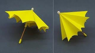 How to Make a Paper Umbrella that Open and Close | Very Easy Umbrella DIY Paper Crafts ideas