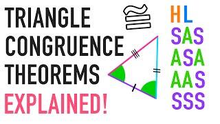 Triangle Congruence Theorems Explained: ASA, AAS, HL