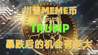 川普概念币暴跌后，会有多大反弹，trump是否已经触底，trump财富直通车，trump行情分析，trump最新消息#trump