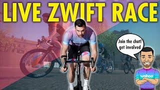 EPIC FINISH OF A LIVE ZWIFT RACE - 2nd PLACE!