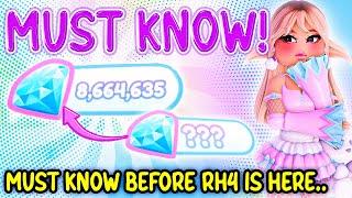 YOU NEED TO KNOW THIS BEFORE RH4 IS RELEASED..| Royale High Roblox