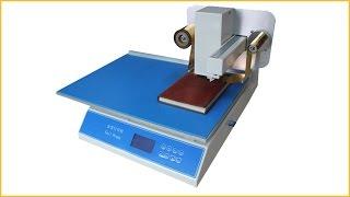 Automatic hot foil stamping machine 8025 hot stamping machine for leather invitations bronzing