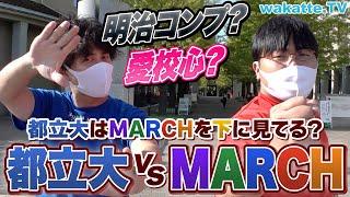 東京都立大vsMARCH！都立大生はMARCHを下に見ているのか？【wakatte TV】#780