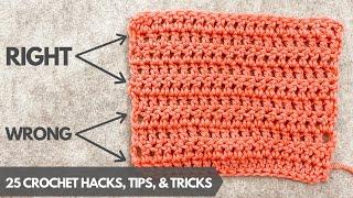 25+ CROCHET HACKS FOR BEGINNERS [Pro-Tips from a Crocheter with 20 Years Experience]