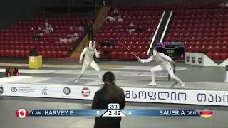 Tbilisi World Cup 2023 SWF - L4 - Eleanor Harvey CAN v Anne Sauer GER