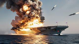 HUGE Tragedy in the Black Sea! Russia's Only Aircraft Carrier Destroyed by US and Ukrainian Forces