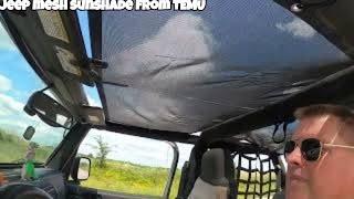 We Tested The $33 TEMU Jeep Sun Shade And This Is What Happened