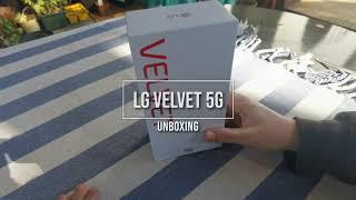 LG Velvet 5G Unboxing and First Look