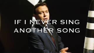 IF I NEVER SING ANOTHER SONG by Matt Monro (with lyrics)